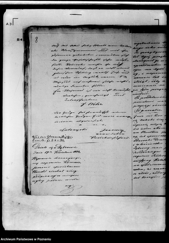 Obraz 12 z jednostki "Akta in Denuntiationssachen wider den Oekonomiekommissarius Wendt zu Wągrowiec."