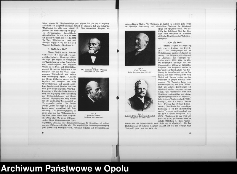 Obraz 18 z jednostki "Magistrats Oppeln. Betrifft: Gesellschaft für Volksbildung"