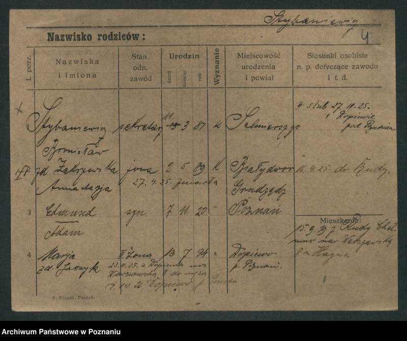 Obraz 13 z jednostki "Stybaniewicz - Suchopartka"