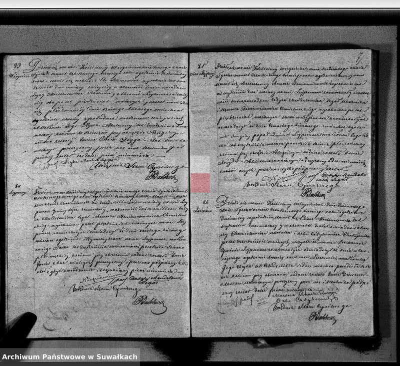 image.from.unit.number "Duplikat Akt Stanu Cywilnego Wyznania Starozakonnych Okręgu Wiejsieie z roku 1843"