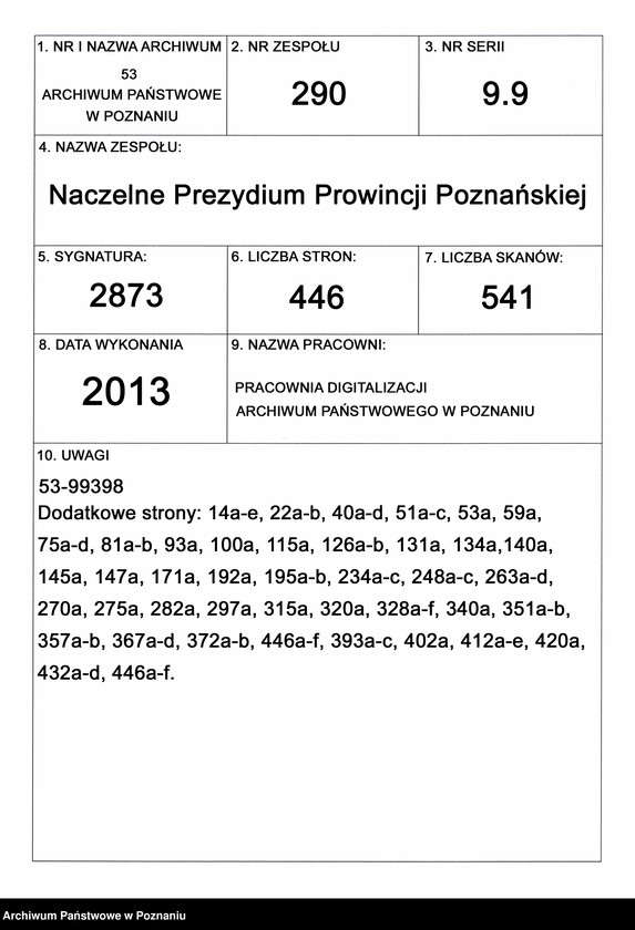 Obraz 1 z jednostki "Die von den Landräten der polnischen Grenzkreise über die öffentlichen Zustände zu erstattenden Wochenberichte."