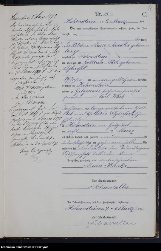 image.from.unit.number "Sterbe-Neben-Register Nr 1 - 64"