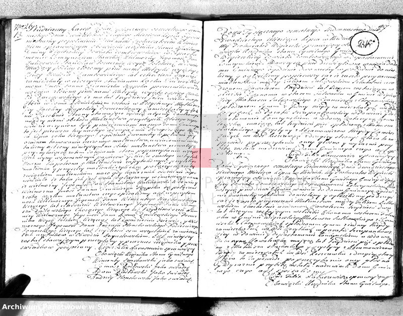 Obraz 16 z jednostki "Akta małżeństwa gminy wigierskiey od 1-go stycznia 1817 do dnia ostatniego grudnia tegoż roku 1817"