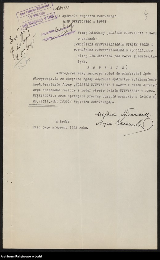 Obraz 11 z jednostki "Mojżesz Nieważski i s-ka- blicharnia zarobkowa"