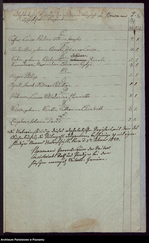 Obraz 12 z jednostki "Duplikat der Getrauten, Getauften, Verstorbenen"