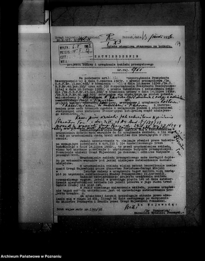 Obraz 18 z jednostki "/Rozbudowa mleczarni w Rawiczu/"