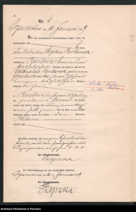 Obraz 9 z jednostki "Księga urodzeń"