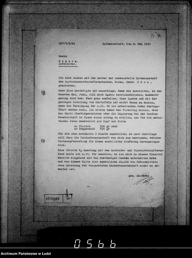 Obraz 12 z jednostki "Korrespondenz mit den Abteilungen im Hause"