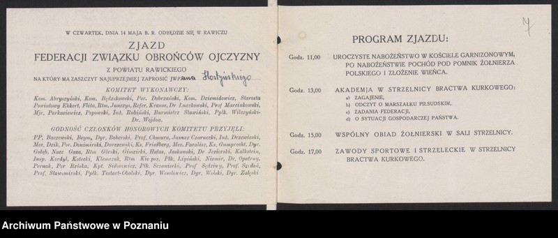 Obraz 11 z jednostki "Rawicz, akta koła."