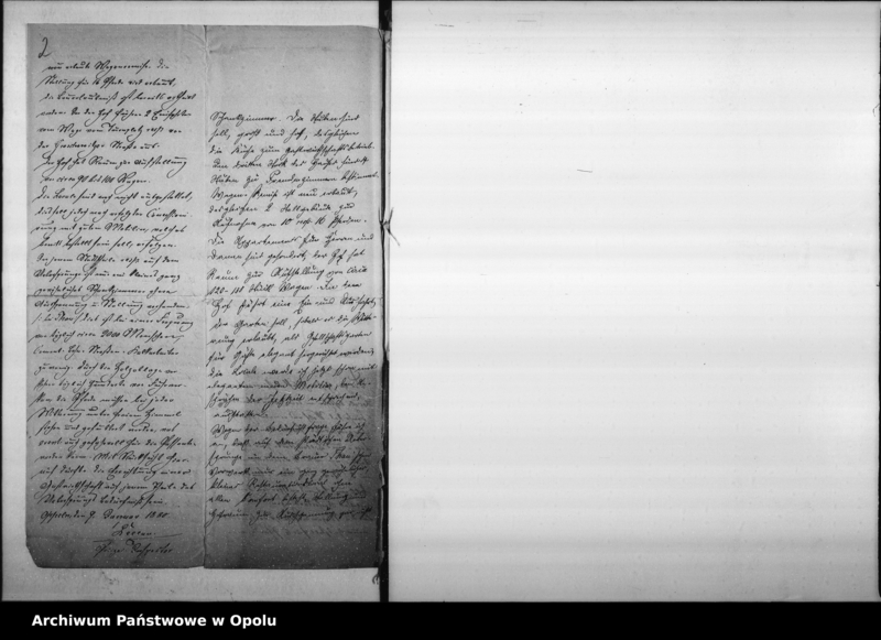 Obraz 6 z jednostki "Acta des Magistrats zu Oppeln betreffend die Schankanlage in dem Hause an der Bolkostrasse Vol. I"