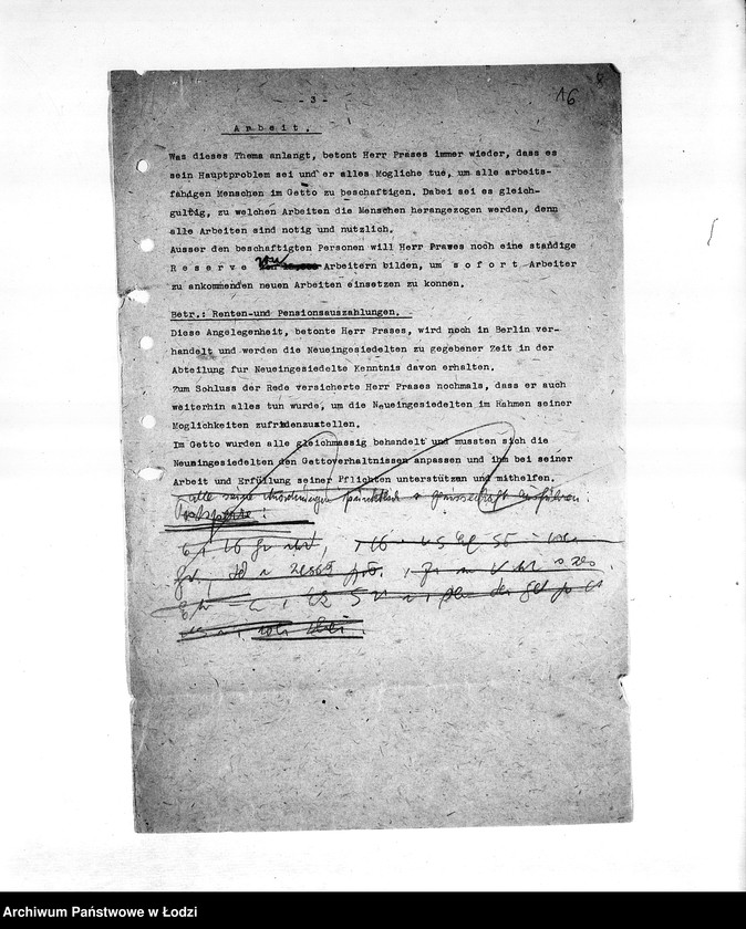 Obraz 19 z jednostki "[Wsiedlanie Żydów zagranicznych do getta łódzkiego]"