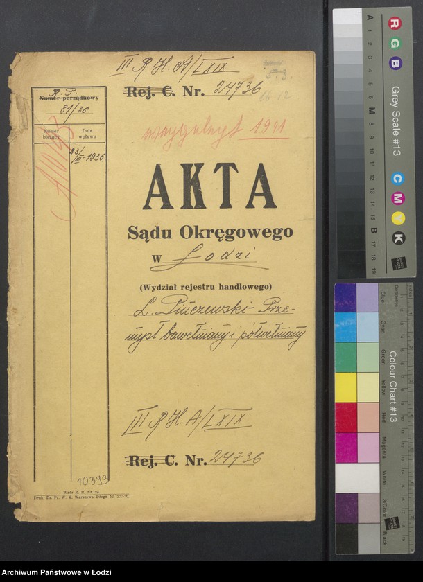 Obraz 2 z jednostki "Lewi Pińczewski – przemysł wełniany i półwełniany sprzedaż w Łodzi"