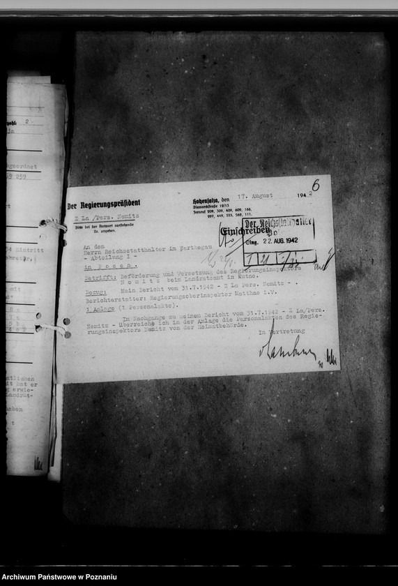 Obraz 10 z jednostki "Abordnung von Beamten"