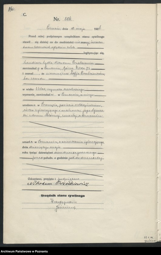 image.from.unit.number "Księga miejscowa zgonów tom II [Rejestr główny zgonów]"