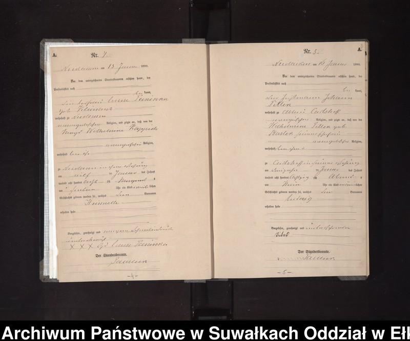 image.from.unit.number "[Geburts-Haupt-Register des Königlich Preussischen Standes-Amtes der Stadt Nikolaiken Kreis Sensburg]"