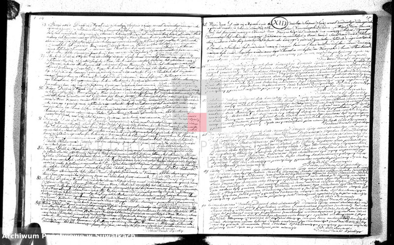 image.from.unit.number "Księga duplikat urodzonych, zaślubionych y zmarłych parafii wigierskiey z roku 1827"