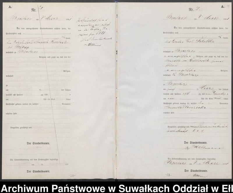 image.from.unit.number "[Geburts-Neben-Register des Preussischen Standes-Amtes Angerburg Kreis Angerburg] Nr1-Nr120"