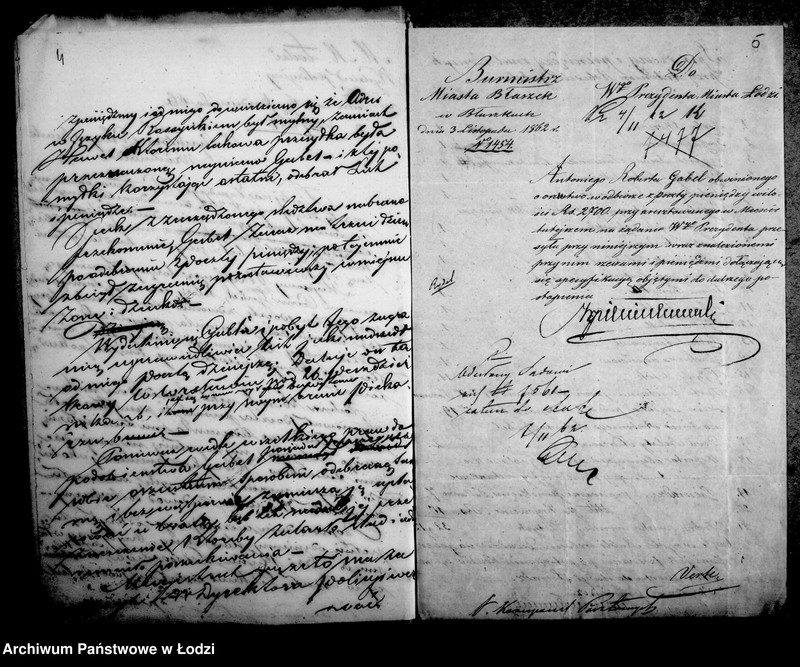 Obraz 8 z jednostki "Akta tyczące się korespondencji pocztowych"