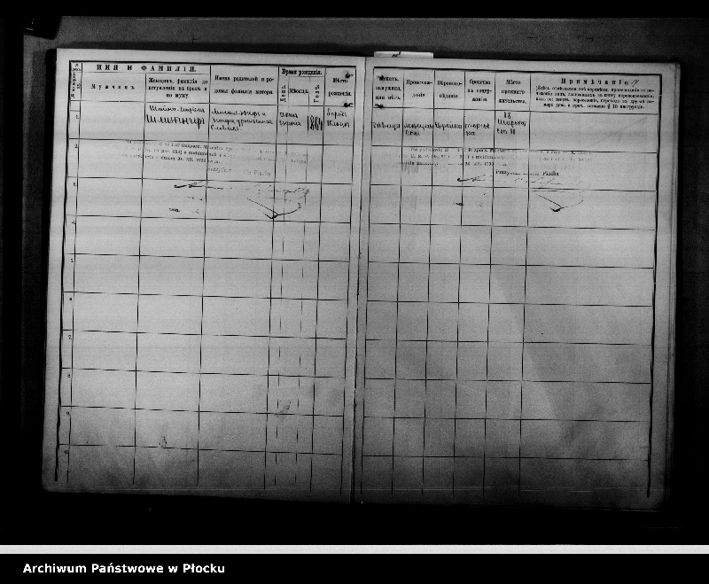 Obraz 19 z jednostki "[Księga zamknięta ludności stałej miasta Płocka - ul. Stary Rynek nr 29]"