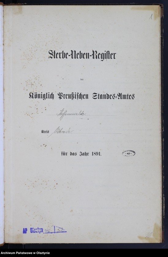 image.from.unit.number "Sterbe-Neben-Register Nr 1 - 42"