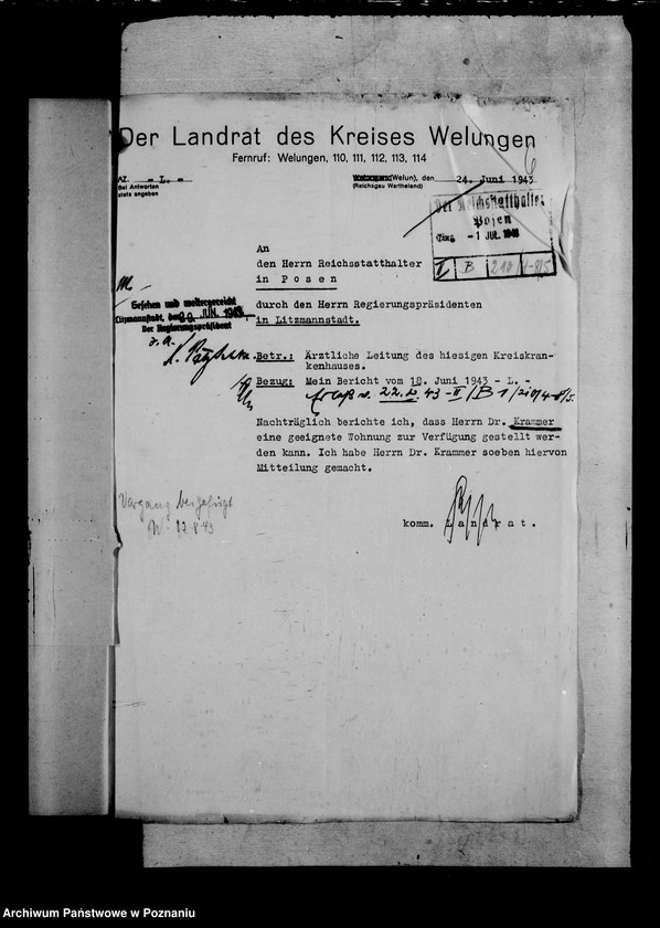 Obraz 10 z jednostki "Unbedingt Kriegswichtige Stellung und Notdienst der Ärzte"