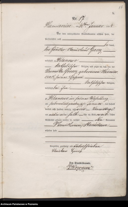 Obraz 20 z jednostki "Księga urodzeń"