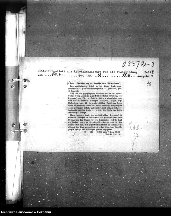 Obraz 14 z jednostki "Regelung der Speisepreise in Gaststätten und Beherbergungsbetrieben"