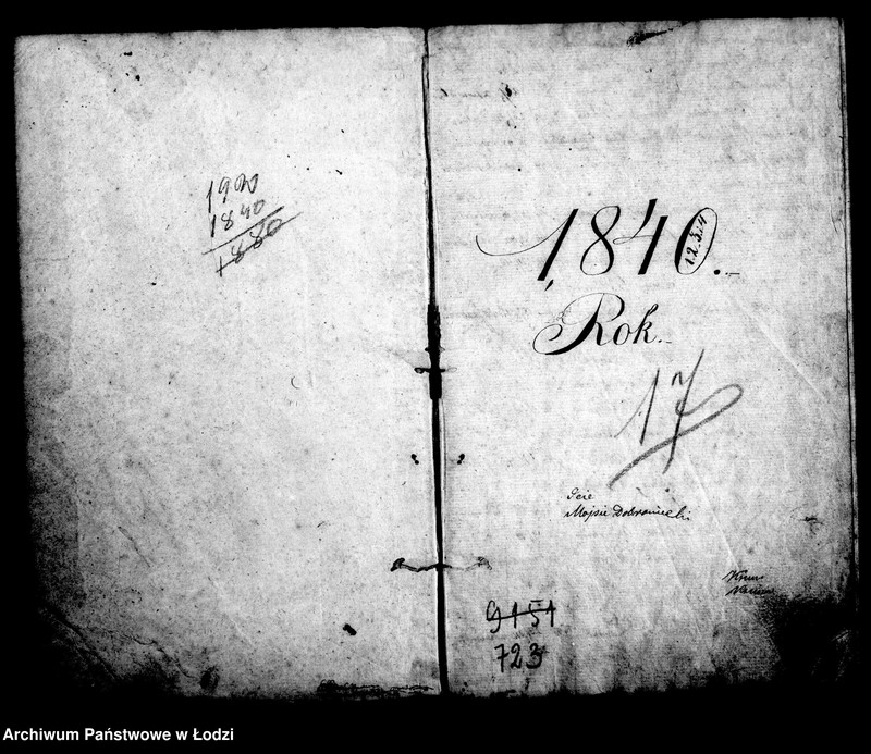 Obraz 5 z jednostki "Kontrolla I-sza przybywających różnych osób za świadectwami do miasta Łodzi w roku 1840"