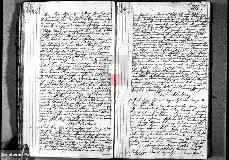 image.from.unit.number "Księga aktów ślubnych gminy suwalskiey, powiatu dąbrowskiego w departamencie łomżyńskim od dnia 1 maja 1813 po 1 maja 1814"