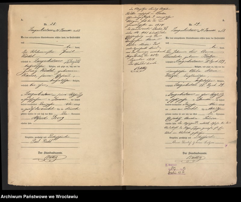 image.from.unit.number "Księga urodzeń Bielawa (Langenbielau) 1913"