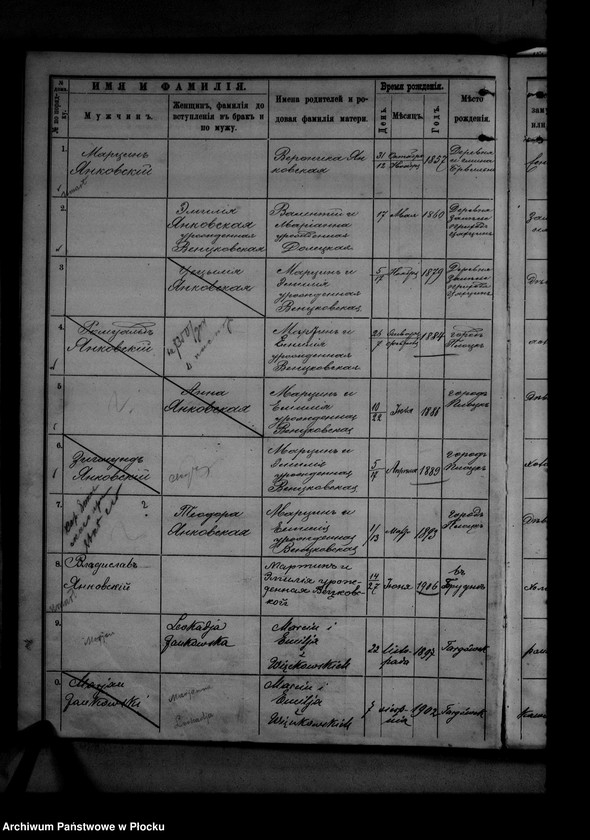 image.from.unit.number "[Księga zamknięta ludności stałej miasta Płocka - ul. Dobrzyńska nr 35]"