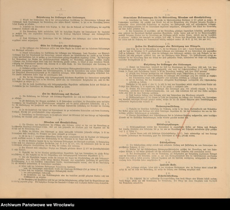 image.from.unit.number "Besondere Bedingungen für die Herstellung und Lieferung von Rohren aus Flusseisen f2r die Nadeln des Wehres Bartheln"