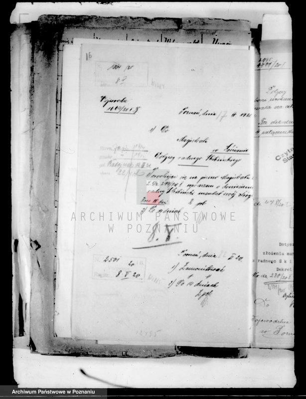 Obraz 20 z jednostki "Członkowie magistratu i radni miasta Kościana /wprowadzenie w urzędowanie, skargi, zażalenia itp./"