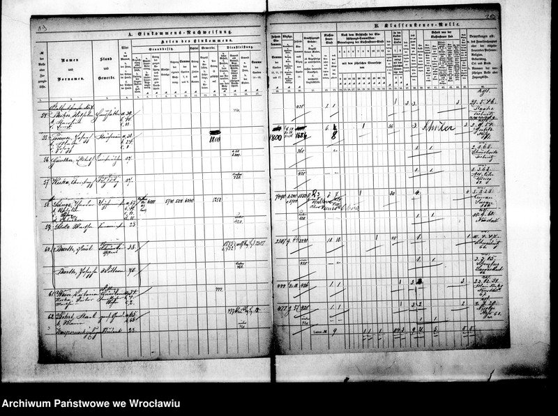 image.from.unit.number "Klassensteuerrolle nebst Eikommens - Nachweisung"