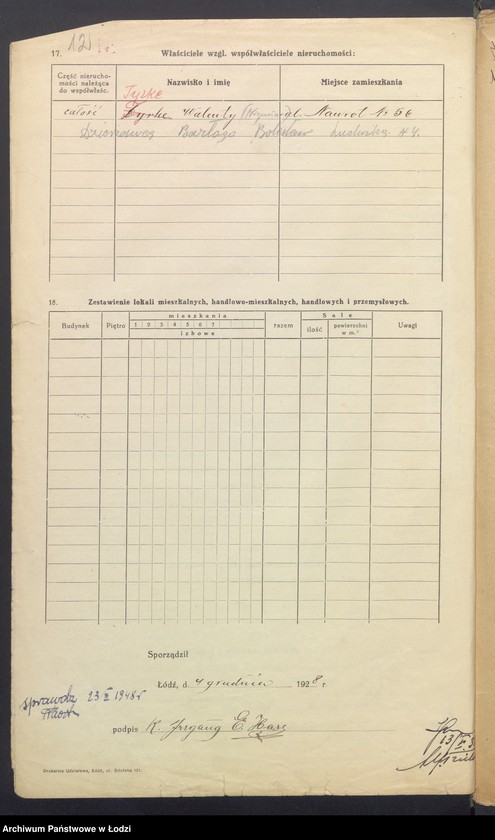 image.from.unit.number "Księga inwentarzowa nieruchomości m. Łodzi ul. Ludwika"