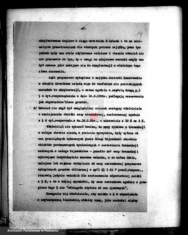 Obraz 18 z jednostki "/Sprawy parcelacyjne - powiat wyrzyski/"