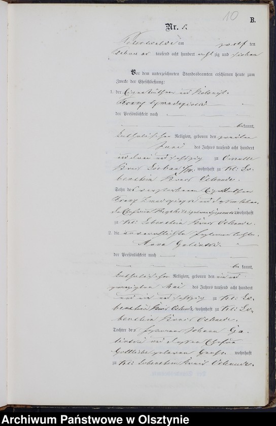 image.from.unit.number "Heiraths-Neben-Register Nr 1 - 41"