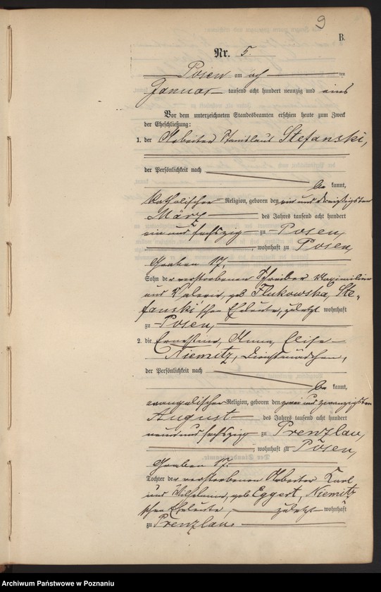 Obraz 12 z jednostki "Księga małżeństw t. I"