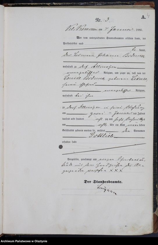 image.from.unit.number "Geburts-Haupt-Register Nr 1 - 65"