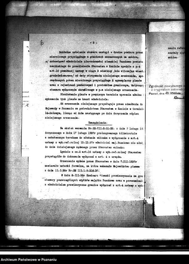 image.from.unit.number "Majątek Buszkowo powiatu konińskiego wyłączenie z art. 5 ustawy o wykonaniu reformy rolnej"