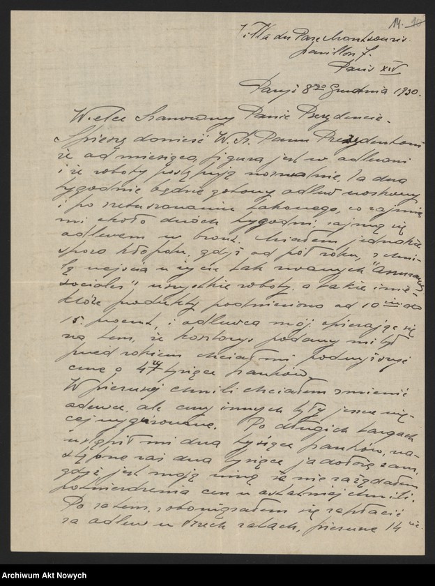 image.from.unit.number "Black Franciszek (rzeźbiarz); Załączniki: a) projekt pomnika Zjednoczenia Ziem Polskich (maszynopis); b) fotografie pomnika E. M. House