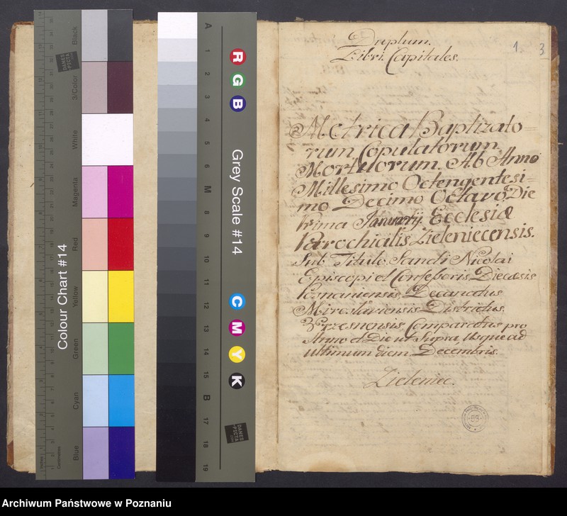 Obraz 3 z jednostki "Liber duplikatus Baptisatorum, Copulatorum, Mortuorum."