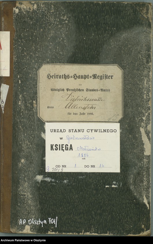 image.from.unit.number "Heiraths-Haupt-Register Nr 1 - 16"