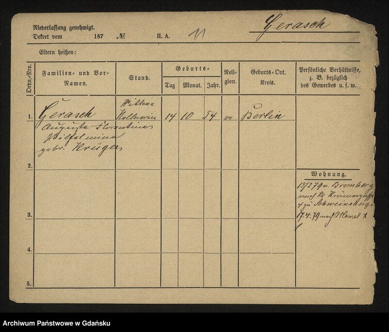 image.from.unit.number "Karty meldunkowe: Gerade - Gerguss"