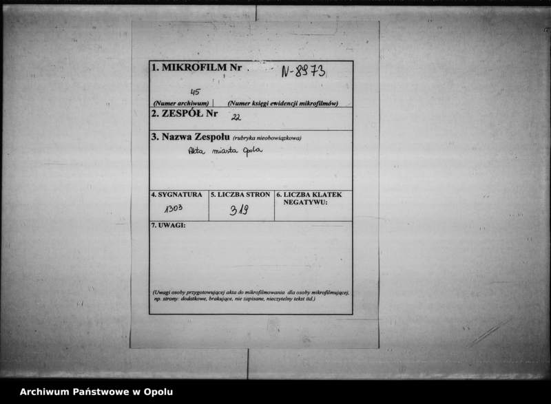 Obraz 2 z jednostki "Acta des Magistrats zu Oppeln betreffend Verpflegung des v[on] Holtzendorffschen Cürassier Regiments"