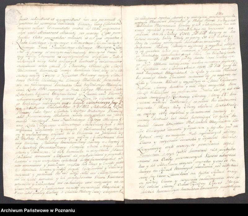 Obraz 19 z jednostki "Prothocollum nobilis officii consularis civitatis SR.Mtis Posnaniae sub notariatu nobilis Michaelis Rürer, SR.Mtis secretarii connotatum ad anno 1777 ad annum 1780."
