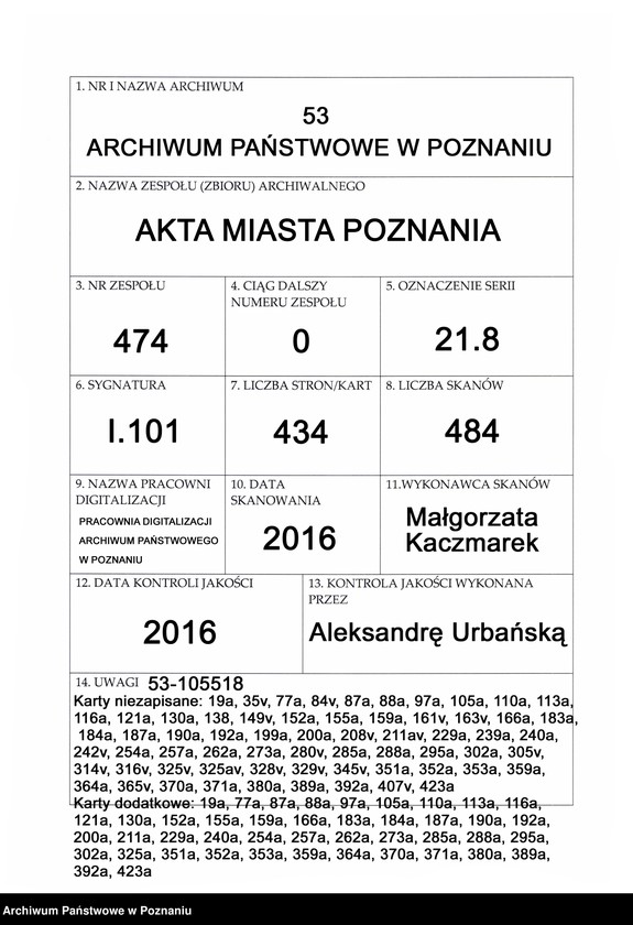 Obraz 1 z jednostki "Kontrakty sprzedaży, kupna, inwentarze."