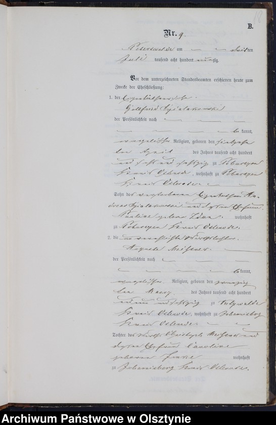 image.from.unit.number "Heiraths-Neben-Register Nr 1 - 20"