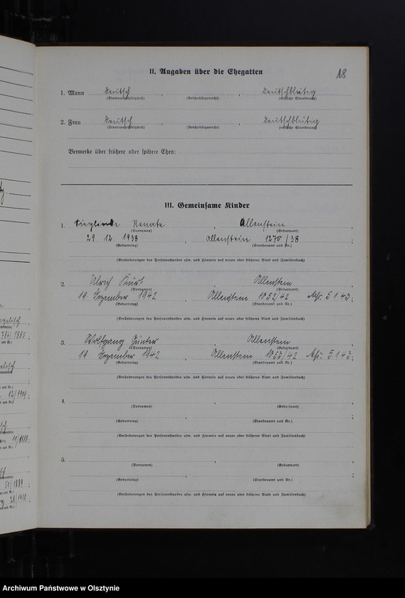 image.from.unit.number "Heirats-Haupt-Register Tom II, Nr 17 - 43"