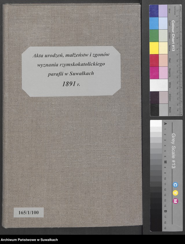 image.from.unit.number "Akta urodzeń, małżeństw i zgonów wyznania rzymskokatolickiego parafii w Suwałkach"